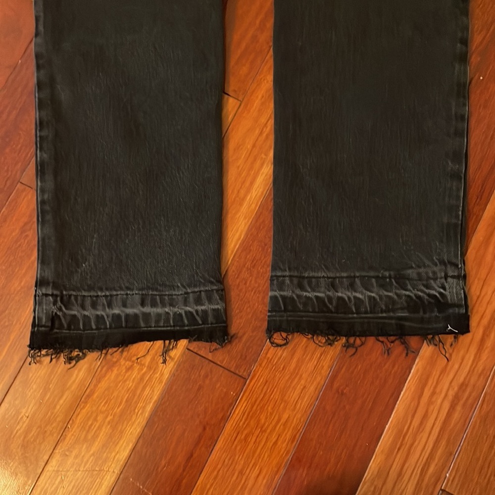 Free People Slim boyfriend Jeans, Black - Picture 4 of 5